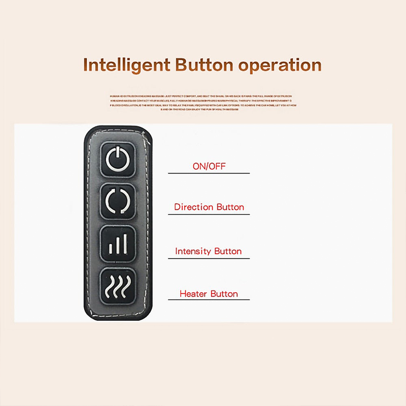 U-Shape Electrical Shiatsu Back Neck Shoulder Body Massager