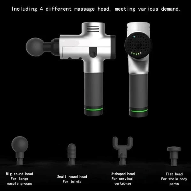 4 in 1 - Pain Relieving - 3 Speed Setting - Deep Muscle Massager