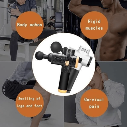 4 in 1 - Pain Relieving - 3 Speed Setting - Deep Muscle Massager