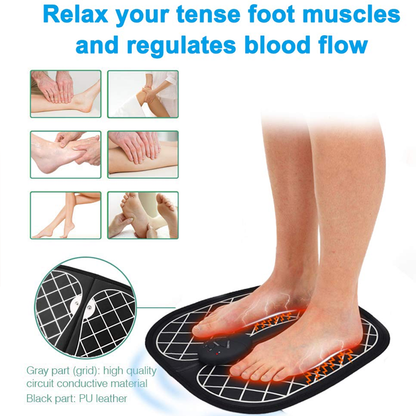 10 in 1 - Foot Pain Relieving - 6 Speed - Deep Foot Massager