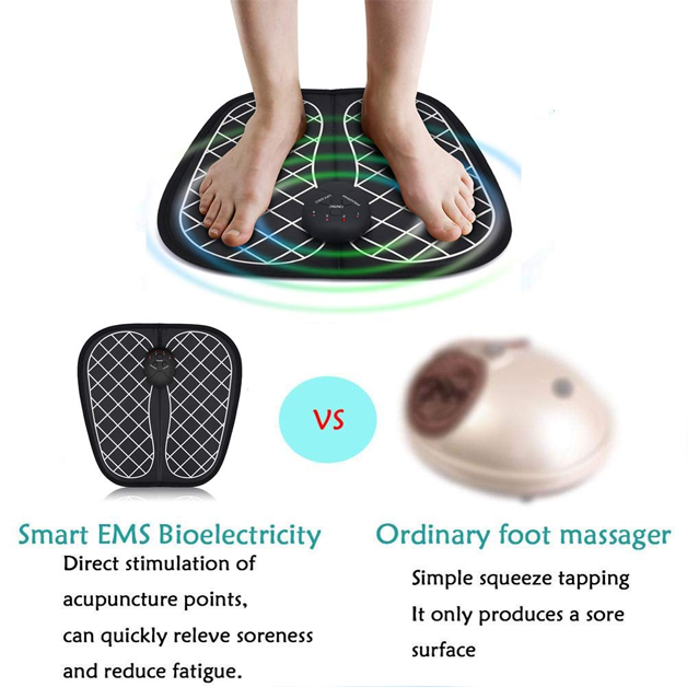 10 in 1 - Foot Pain Relieving - 6 Speed - Deep Foot Massager