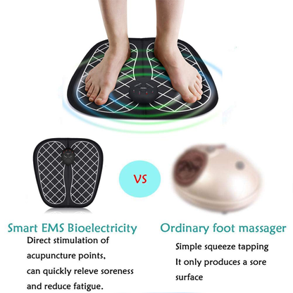 10 in 1 - Foot Pain Relieving - 6 Speed - Deep Foot Massager