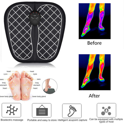 10 in 1 - Foot Pain Relieving - 6 Speed - Deep Foot Massager