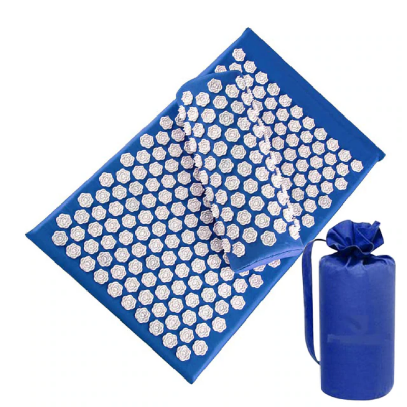 Acupressure Rose-Shaped Massage Mat + Cushion and Bag