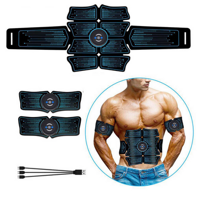 EMS Abdominal Muscle Trainer Stimulator + ABS Electro-stimulation Fitness Massager
