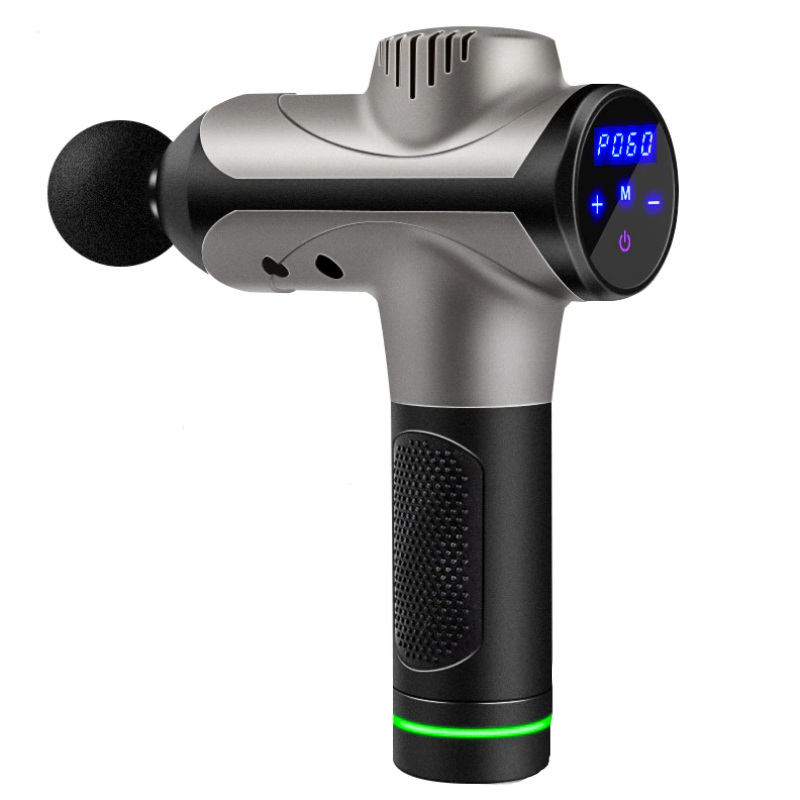 Deep Tissue Muscle Massage Gun - 6 Heads + LCD Touch