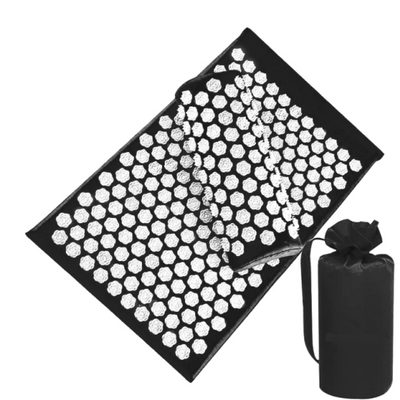 Acupressure Rose-Shaped Massage Mat + Cushion and Bag